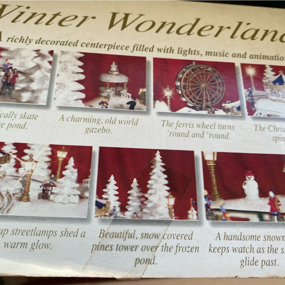 Vintage Christmas Magic Winter Wonderland Display - Picture 6 of 7